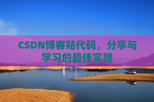 CSDN博客贴代码，分享与学习的最佳实践
